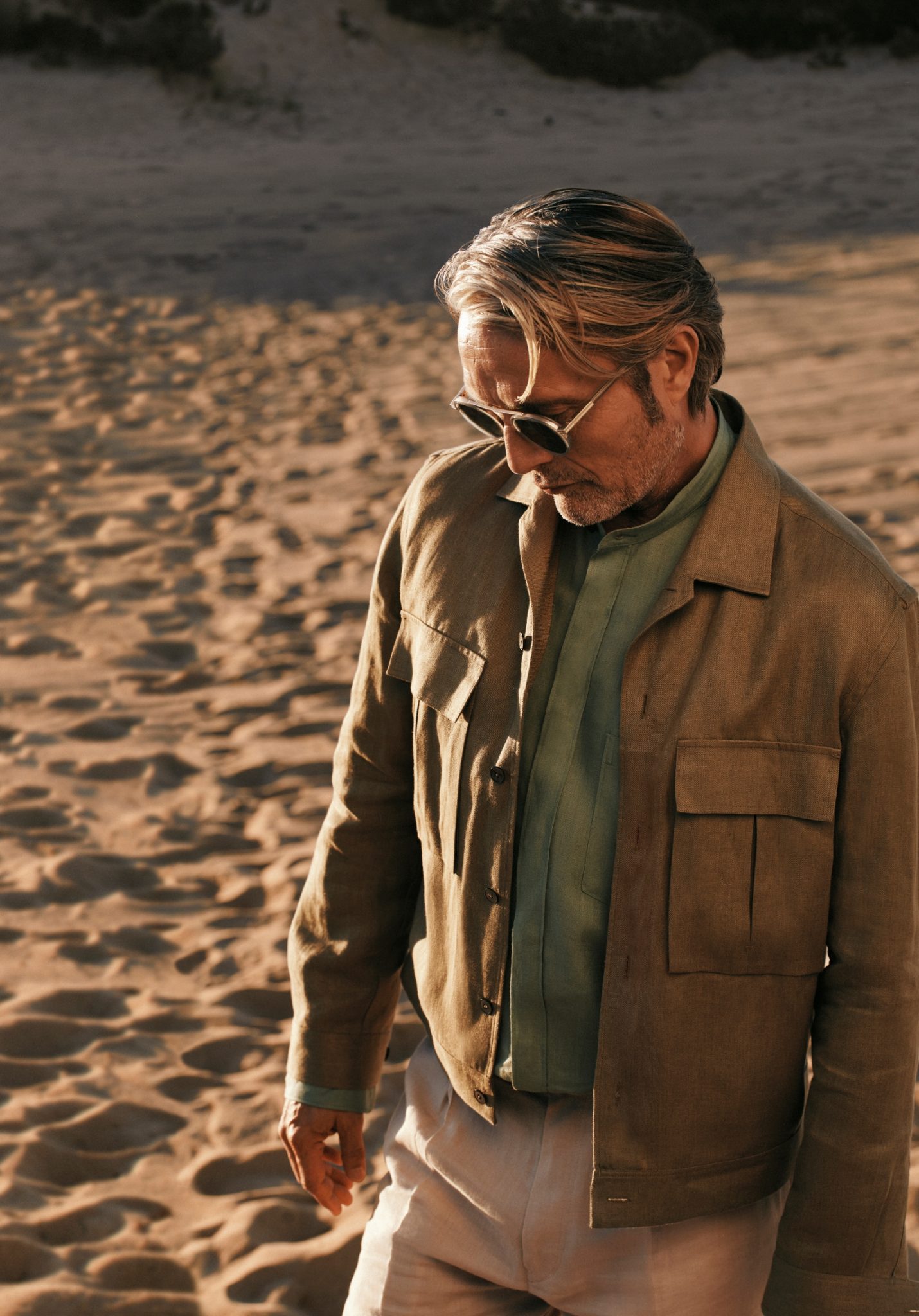 Mads Mikkelsen Fronts the ZEGNA in Summer 2024 Campaign