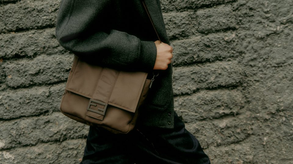 Fendi sling bag waist bag for men no box, Men's Fashion, Bags