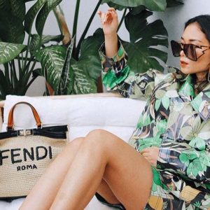 WEAR FENDI SPRING SUMMER 2020 AND POSE WITH YOUR FAVORITE HOUSEPLANTS