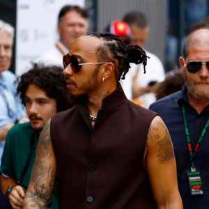 Style Sighting: Lewis Hamilton Made a Statement in ZEGNA