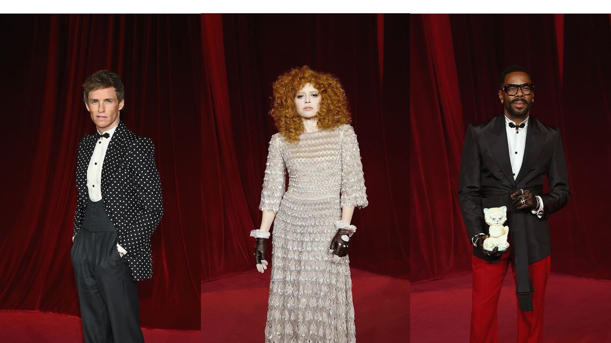 Eddie Redmayne and Others in VALENTINO at the 2024 Academy Museum Gala